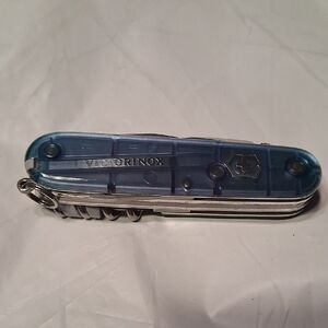 Victorinox Translucent Blue Multi-Tool Functions